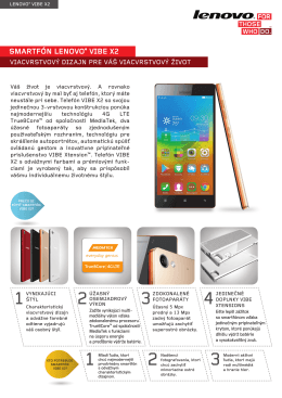 SMARTFÓN LENOVO® VIBE X2