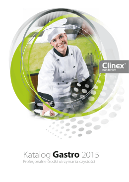 CLINEX - Katalog GASTRO 2015