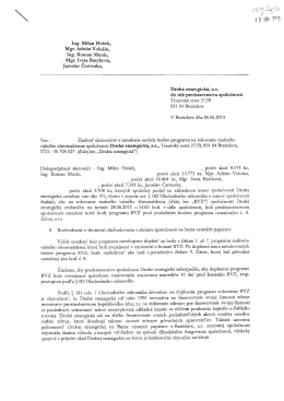 Ing. Milan Hošek, Mgr. Adrián Vološin, Ing