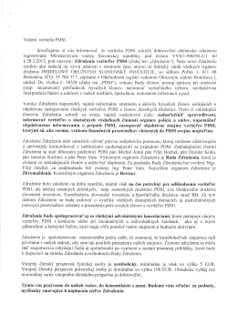 O združen&iacute; PDSI - Združenie veriteľov PDSI