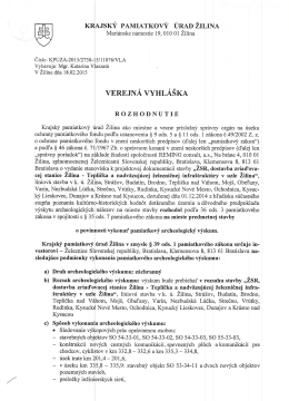 VEREN&Aacute; VYHL&Aacute;&Scaron;KA č. KPUZA-2015/2730