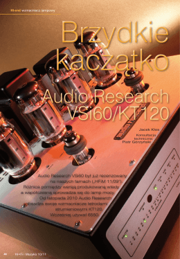 Audio Research VSi60/KT120 Audio Research VSi60