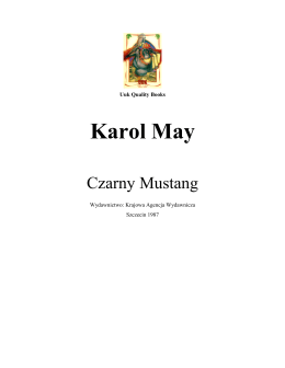 Karol May - CZARNY MUSTANG