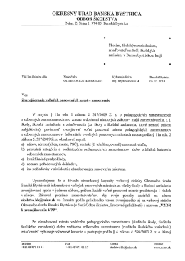 Zverejňovanie VPP - usmernenie