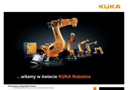 …witamy w świecie KUKA Robotics