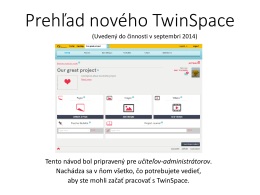 the new twinspace SK