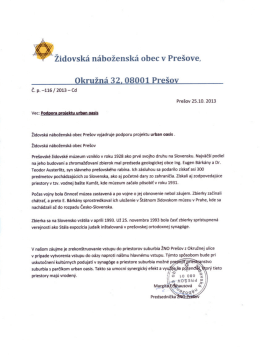 Židovská náboženská obec Prešov