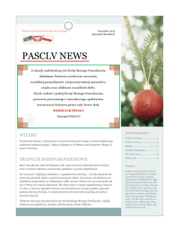 PASCLV NEWS - PASCLV Polish American Social Club of Las Vegas