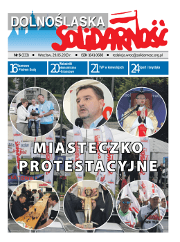 z maja 2013 r. - Region Dolny Śląsk NSZZ Solidarność