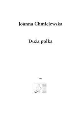 Joanna Chmielewska Duża polka