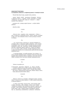 Oficiálny preklad DODATKOVĐ PROTOKOL k Európskemu