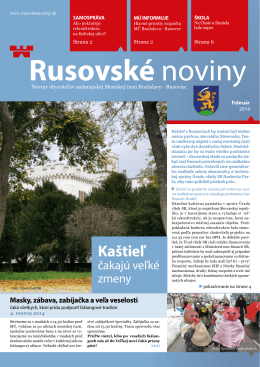 pdf verzia - Rusovské noviny