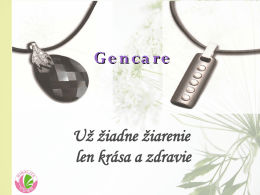 GENCARE šperky - Winalite Servis