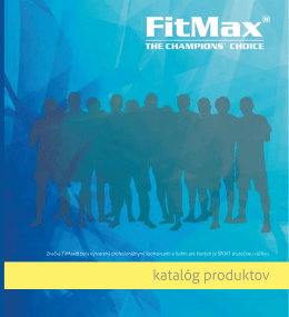 Katalog - Fitmax