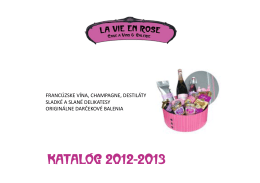 Katalog 2012 - La vie en rose