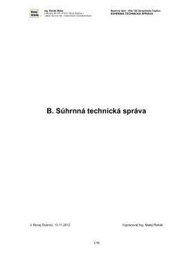 B. suhrnna technicka sprava_LISTIAK.pdf 276KB Jan 07