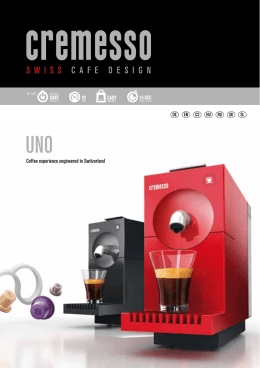 Coffee experience engineered in Switzerland