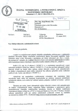 Odchyt túlavých a zabehnutých zvierat
