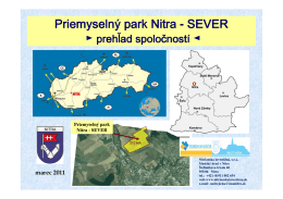 Priemyselný park Nitra - SEVER