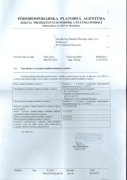 p&ocirc;dohospod&aacute;rska platobn&aacute; agent&uacute;ra