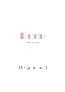 ROCO – Príklad dizajn manuálu