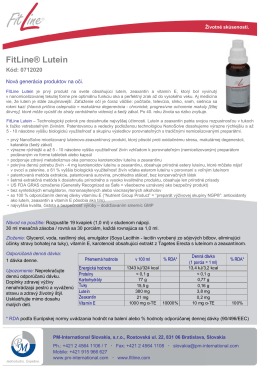 FitLine® Lutein - PM