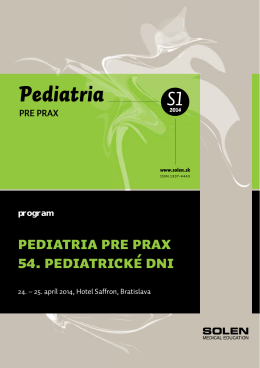 Pediatria - DFNsP Bratislava