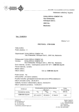 `Ě - Duna-Dr&aacute;va Cement Kft.