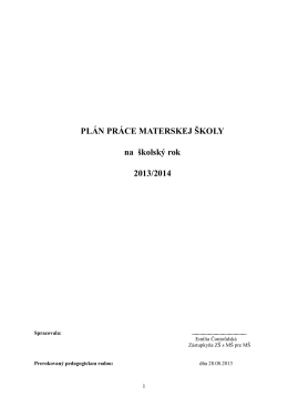 Ročný plán práce MŠ (pdf, 200 kB)