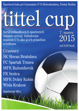 tittel cup plagat 2015