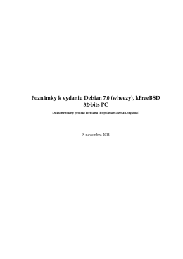 Poznámky k vydaniu Debian 7.0 (wheezy), kFreeBSD 32