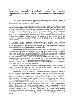 Stanovisko Odboru &scaron;t&aacute;tnej stavebnej spr&aacute;vy a &uacute;zemn&eacute;ho
