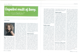 časopisov Moje Zdravie a Moja psychológia