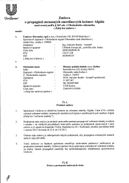 Zmluva - Miestny podnik služieb, sro Košice