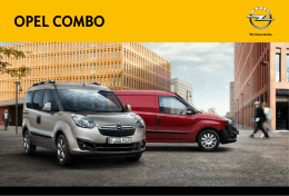 OPEL COmbO - Úžitkové vozidlá Opel