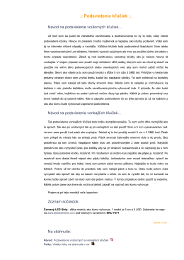 : Podsvietenie kľučiek :. N&aacute;vod na podsvietenie vn&uacute;torn&yacute;ch