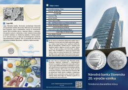 Národná banka Slovenska 20. výročie vzniku