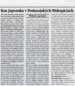 IKus Japonska v Podunaj ských Biskupiciach I