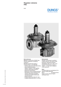Reduktor ciśnienia typu 312 Compact (PDF 0,4 MB)