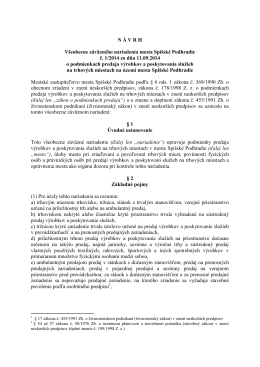 Návrh VZN 1_2014 Trhový poriadok