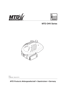 MTD OHV Series