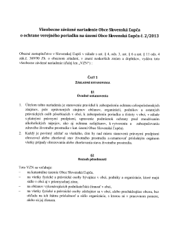 VZN 2/2013 - Slovensk&aacute; Ľupča