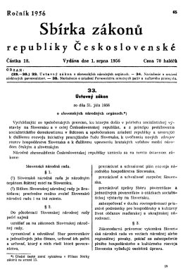 Castka 18, rok 1956