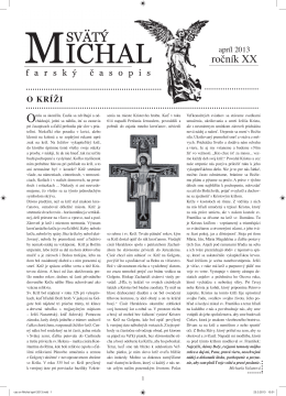 Časopis - Farnosť sv. Michala