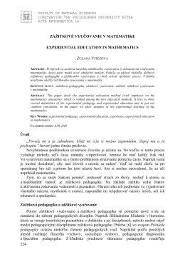 Full paper - Univerzita Konštantína Filozofa v Nitre
