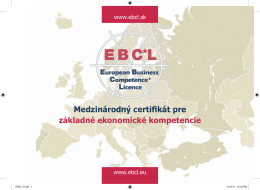 - EBC*L Slovensko