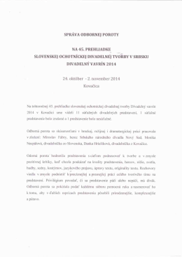 spr&aacute;va odbornej poroty