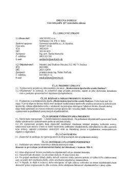 ZMLUVA O DIELO Uzavretá podľa §27 Autorskéllo zákona