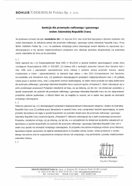 g UDDEĹHOLM Polska Sp. z .0.0.