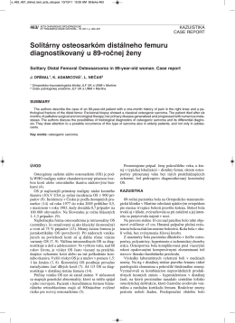 Celá stať v dokumentu PDF - Acta chirurgiae orthopaedicae et